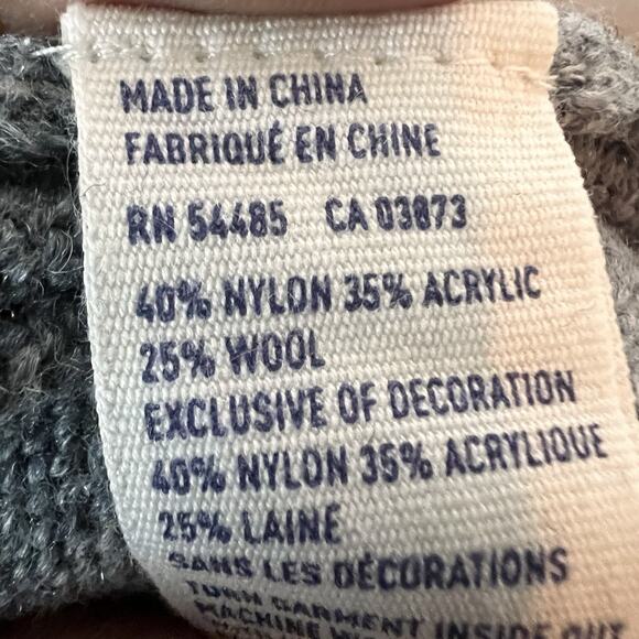 NWT American Eagle Men's Sweater Size X-Large Athletic Fit Gray Blue Striped - Picture 7 of 7